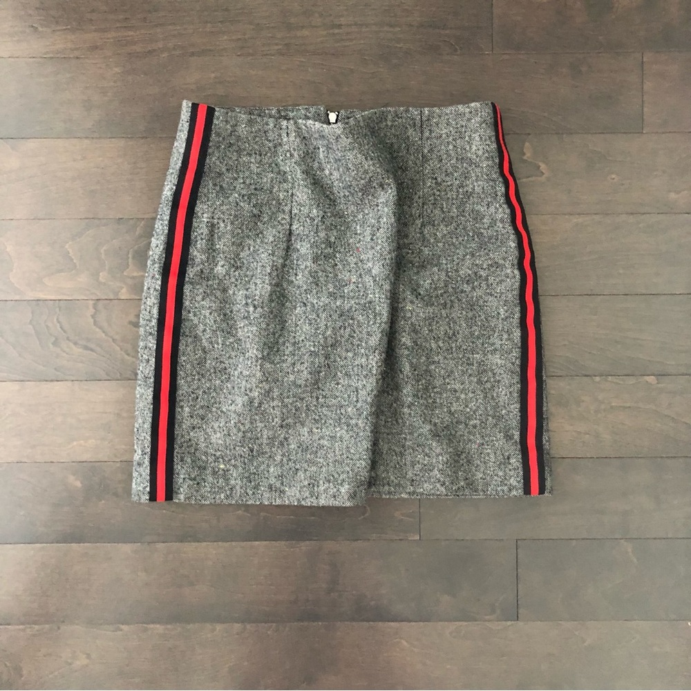 Gray Tweed Skirt by Icone